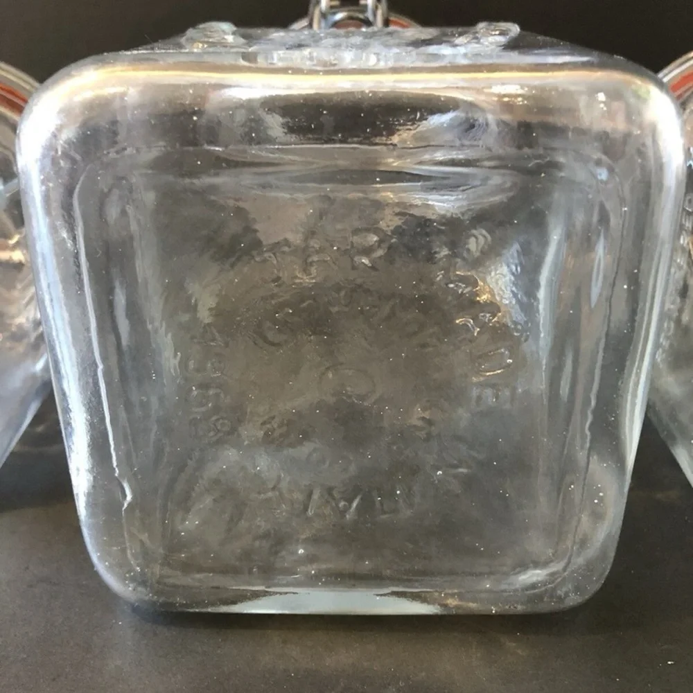 Granny’s Products Inc. Crownford Jars 1968 Made In Italy Lot Of 3